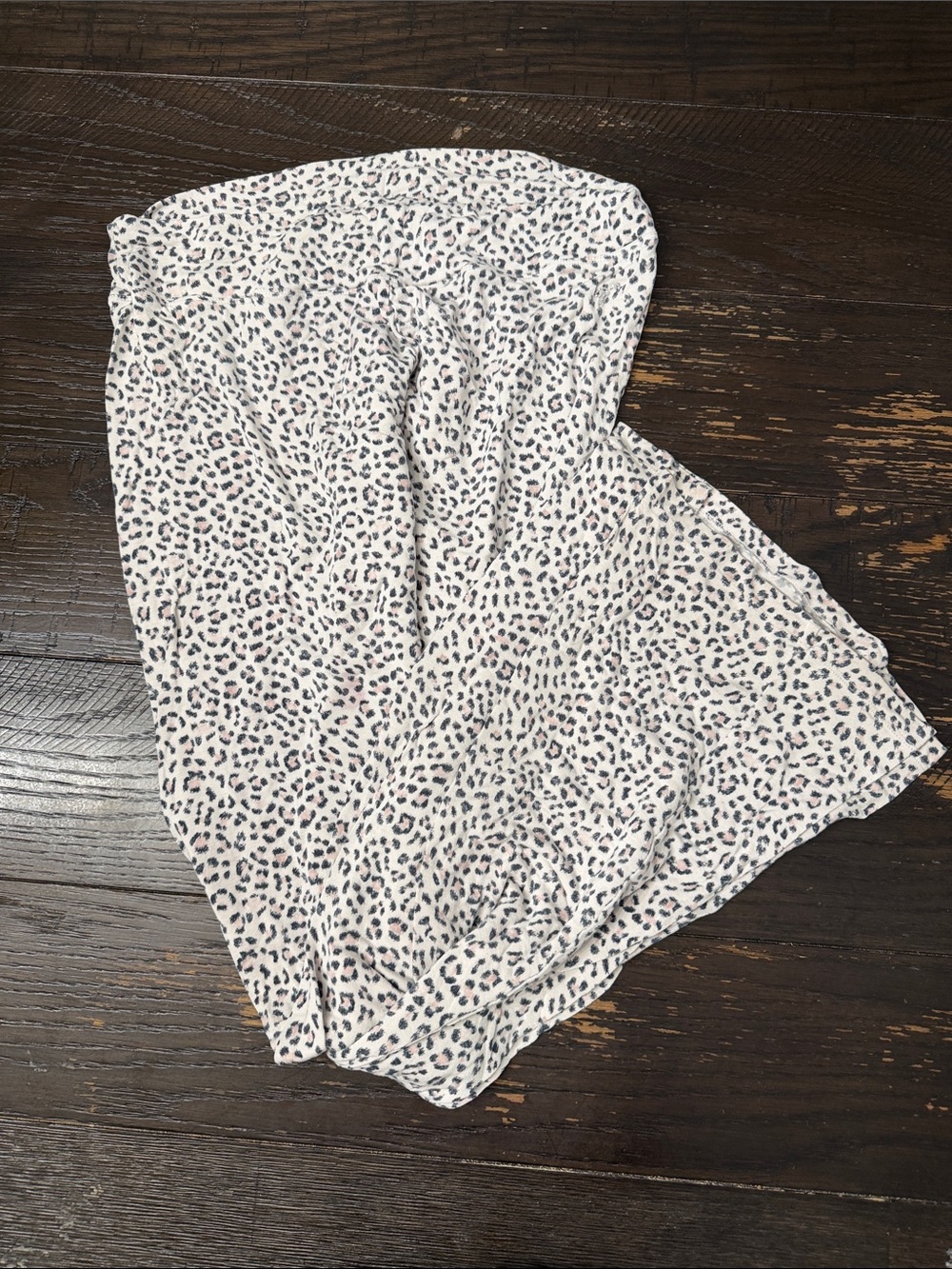 Subtle Leopard Print Victoria secret pajama pant- Cream & Black